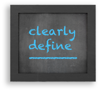 Clearly define