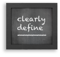 Clearly define